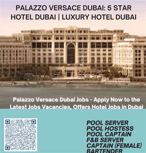 versace dubai jobs